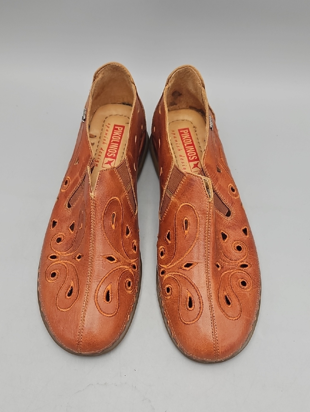 Pikolinos Jerez Leather Moccasins Women 38 US 8 - Picture 9 of 12